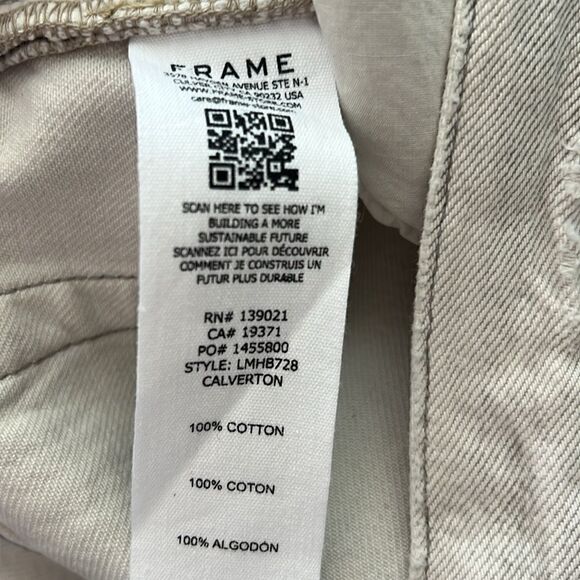 Frame Men's L'Homme Slim-Fit Mid-Rise Degradable Jeans Calverton 28 X 33 NWT - Picture 12 of 12
